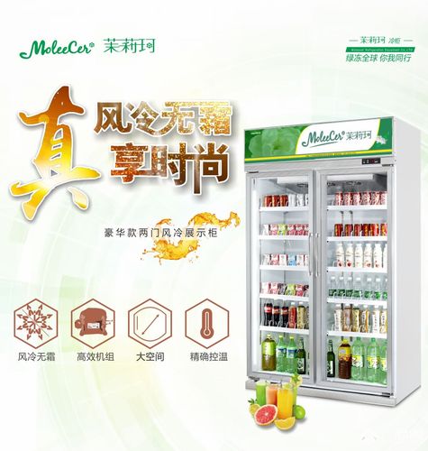 豪华铝合金双门冷藏展示柜惠州冷柜厂家价格 - 保鲜冷藏设备 - 食品